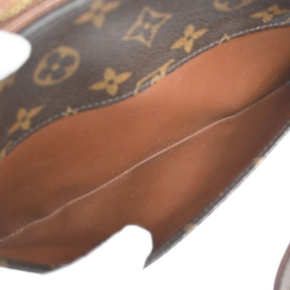 LOUIS VUITTON Orsay Clutch Hand Bag Monogram Leather Brown France - Picture 7 of 16